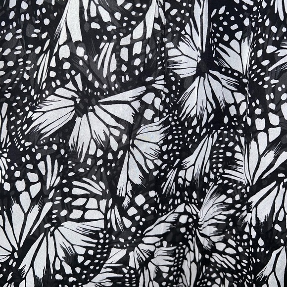 The Kooples Messy Butterfly Blouse, Size 3 FR/ Large US NWT Long Sleeve buttons - Picture 11 of 11